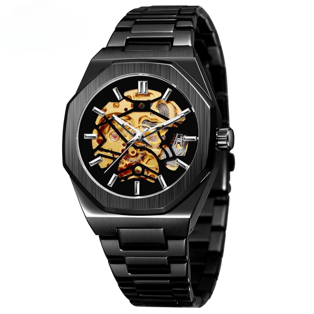 Men's Automatic Skeleton Journey Watch