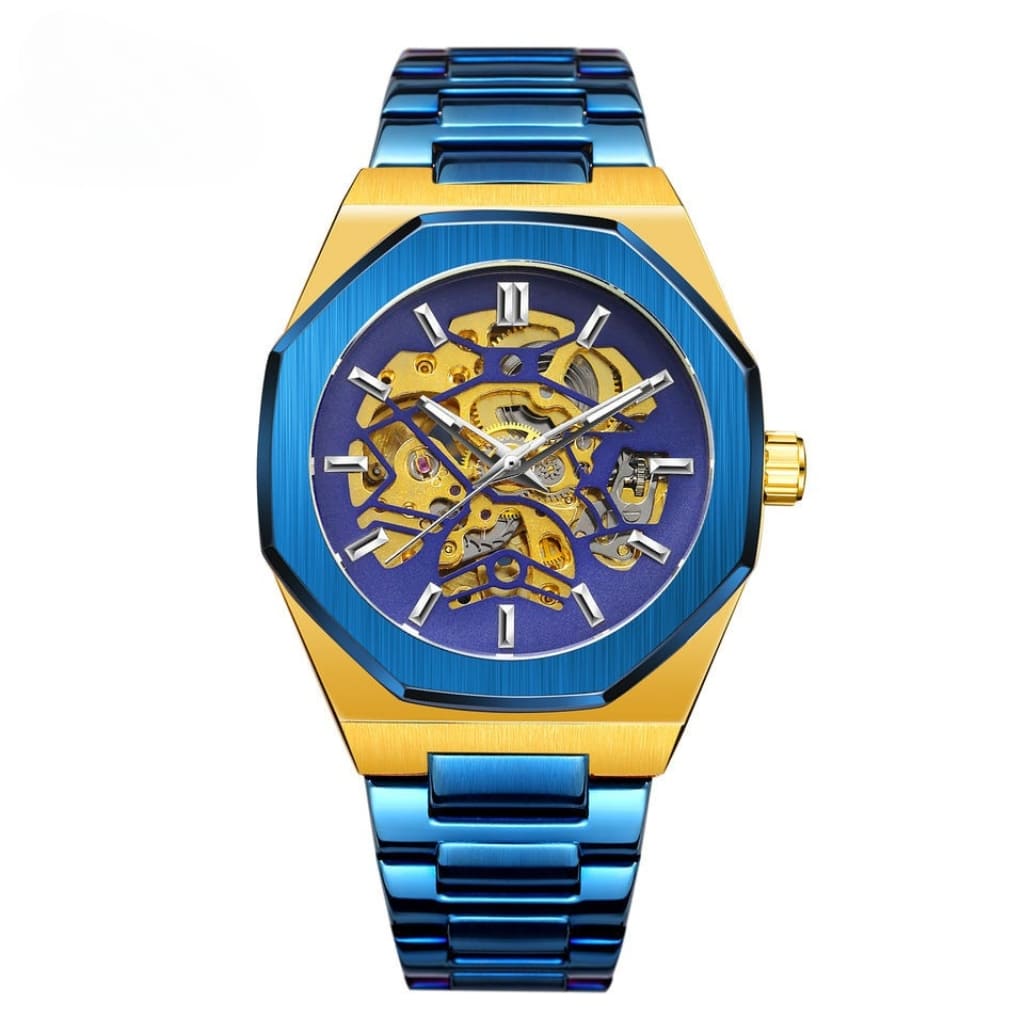 Men's Automatic Skeleton Journey Watch