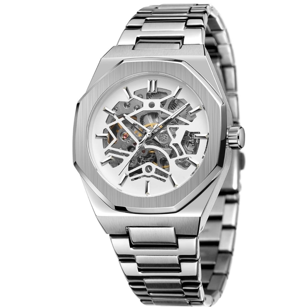 Men's Automatic Skeleton Journey Watch