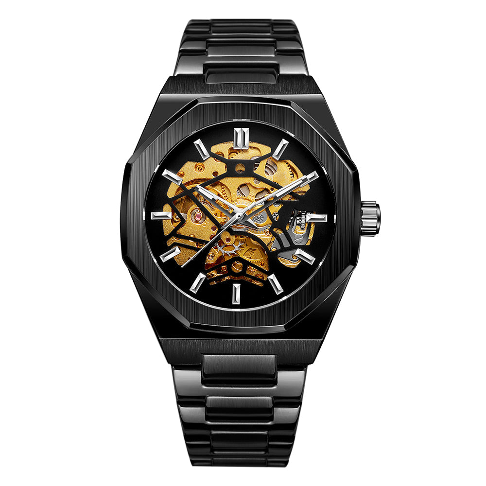 Men's Automatic Skeleton Journey Watch