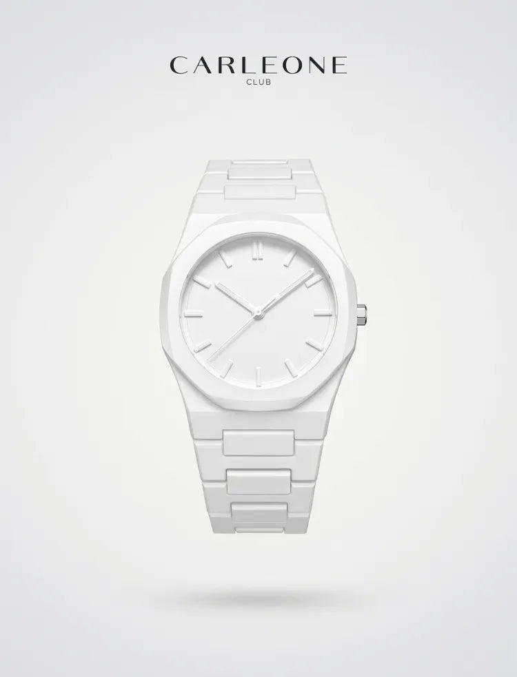 Carleone Arab Noir Watch - White