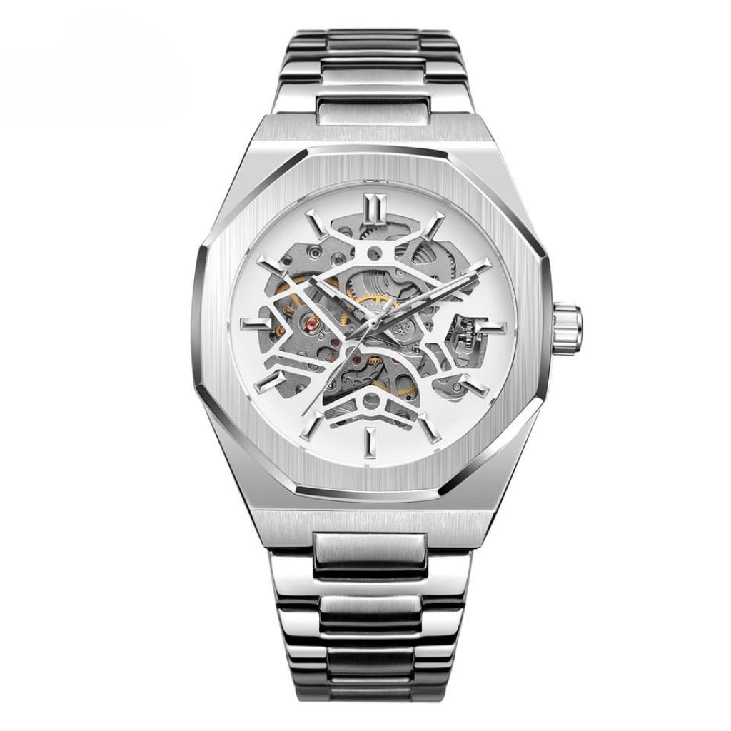 Men's Automatic Skeleton Journey Watch