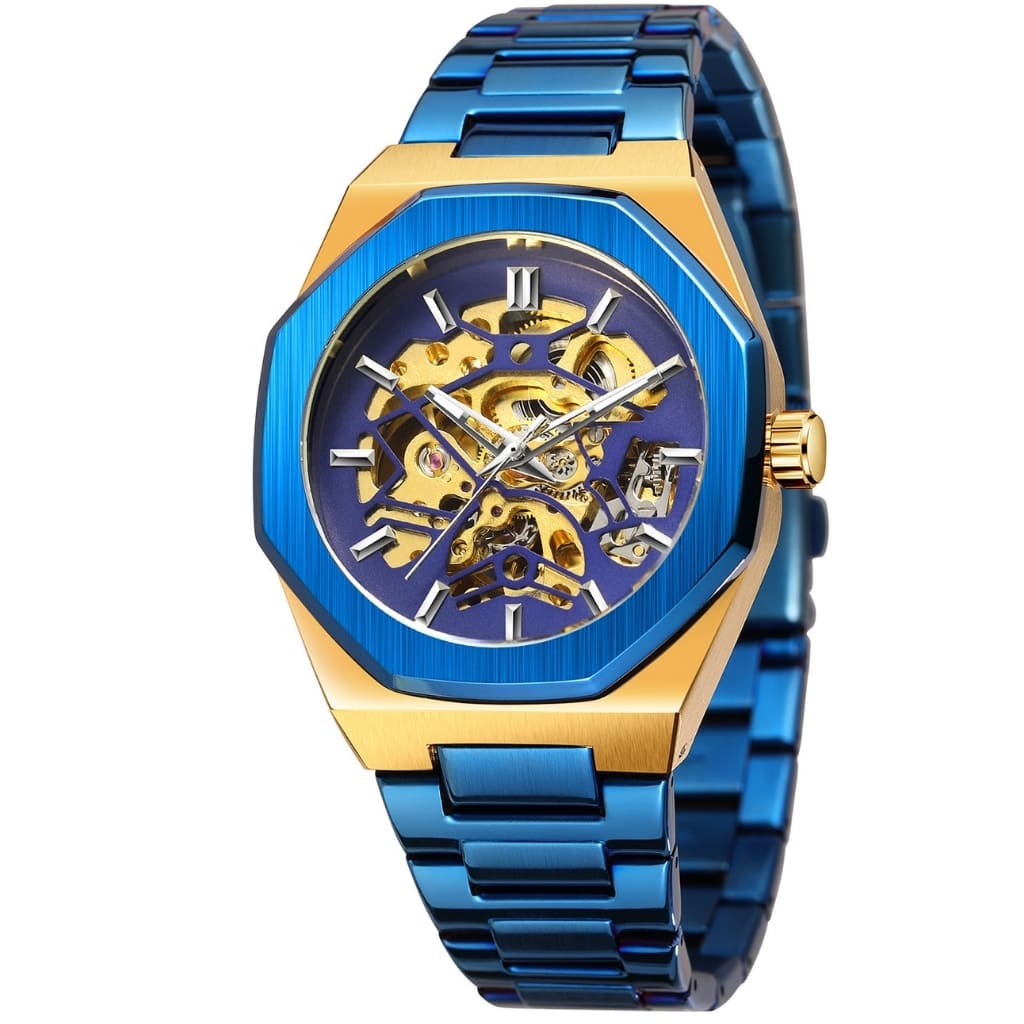 Men's Automatic Skeleton Journey Watch