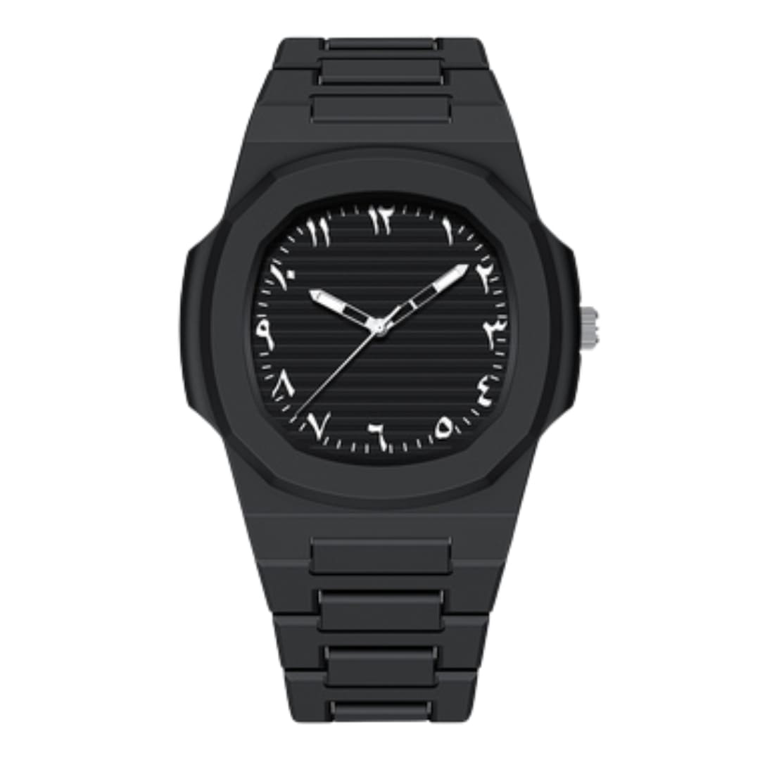 Noir Carleone Octagonal Arabic Watch