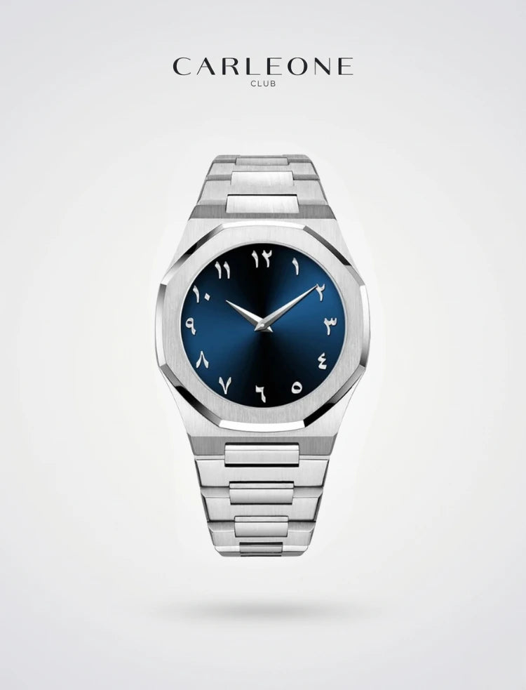 Relogio Carleone Blue Arabic Noir - Strong Foundation